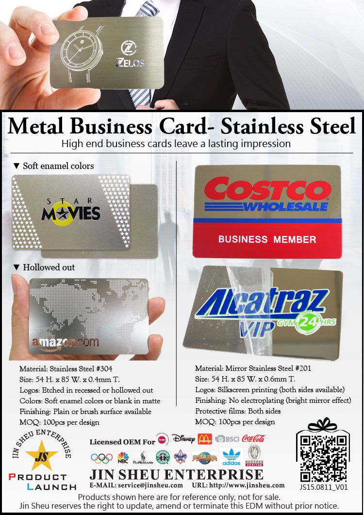Des cartes de visite haut de gamme laissent une impression durable