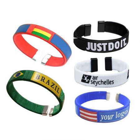Braccialetti in poliestere - Braccialetti promozionali in poliestere