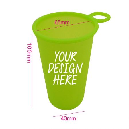 Cốc silicone tái sử dụng cho du lịch - Cốc nước silicone gập lại được