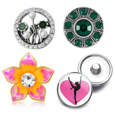 op maat gemaakte drukknoop charms