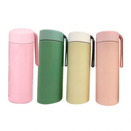 Bình giữ nhiệt chân không có dây silicone (350ml hoặc 450ml) - Bình giữ nhiệt chân không