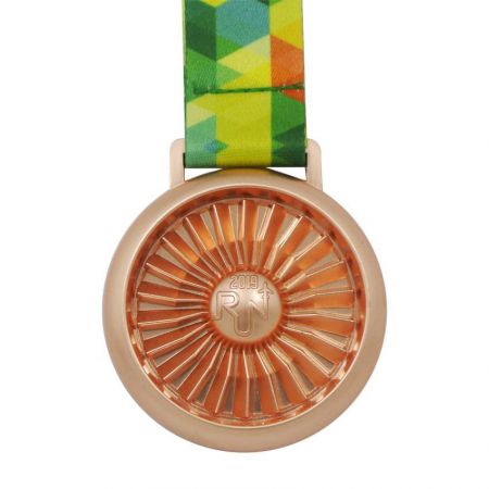 Personlig medalje i zinklegering - Sportsmedaljer til maratonløbere