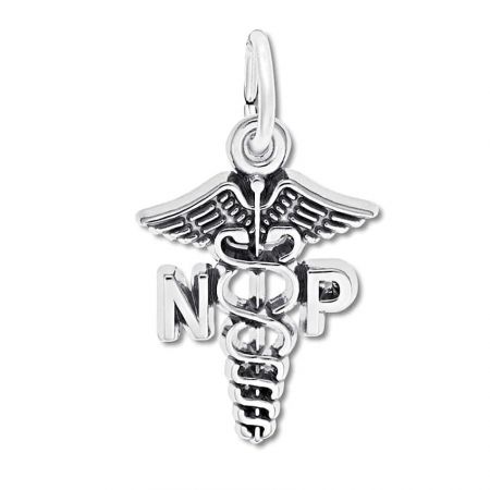 จี้เครื่องประดับพยาบาล NP สไตล์วินเทจ S925