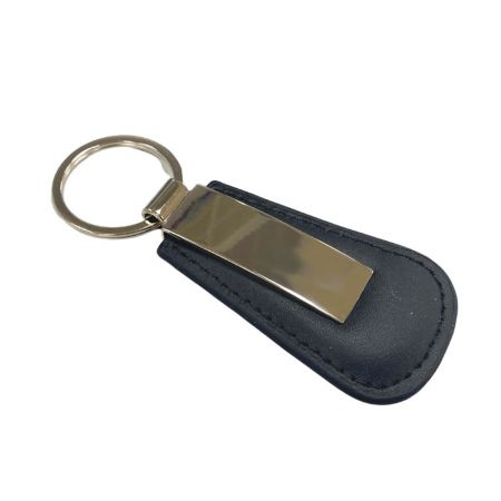 custom made leather keyring