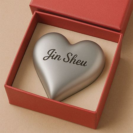 Papiergewicht Lieferant Logo Geschenkset mit Deluxe Papierbox Verpackung