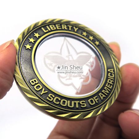 Commemorative Coins With Crystal - custom coins