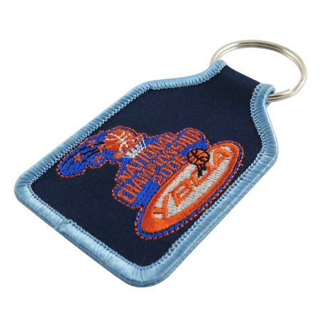 Custom Made Embroidery Keyrings - Custom Made Embroidery Keyrings