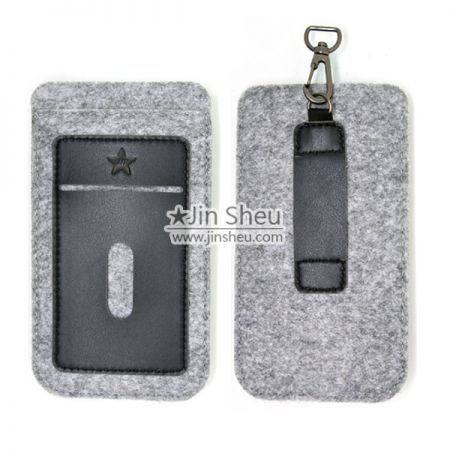 Vỏ điện thoại iPhone 6/7 bằng da PU và nỉ - bao da iphone da tùy chỉnh