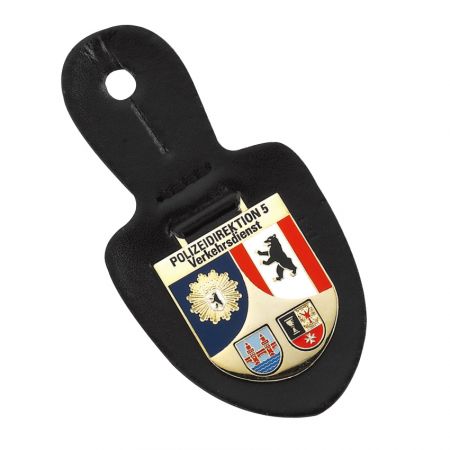 Op maat gemaakte leren badgehouders