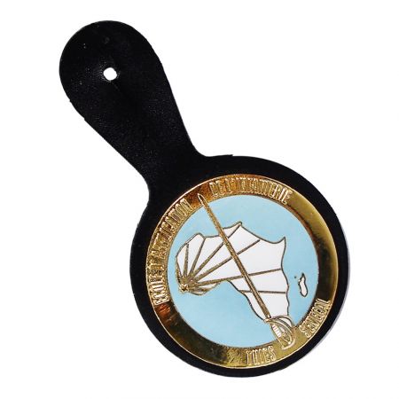 Souvenir Leren Badge Houder