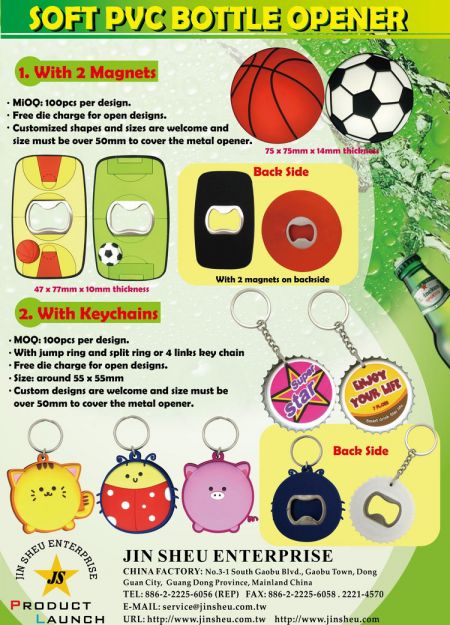 Apribottiglie in PVC