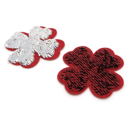 Flip pailletter badges