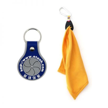 Towel Holder Keyring - Soft PVC Towel Holders