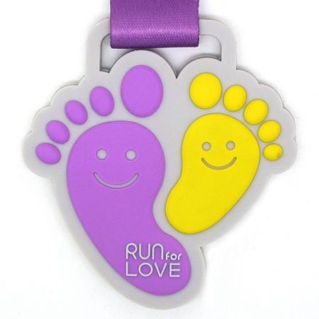 เหรียญ Finisher Virtual Run PVC