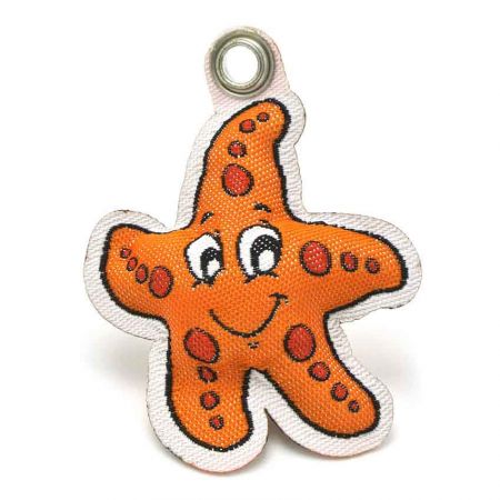 Star-shaped Padded Woven Labels