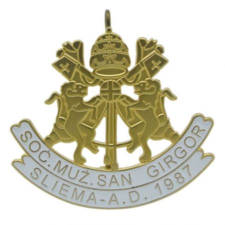 Odznaka czapki Socjeta Muzikali San Girgor Sliema