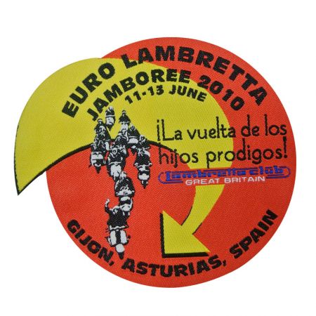 Remendo tecido cortado a laser
