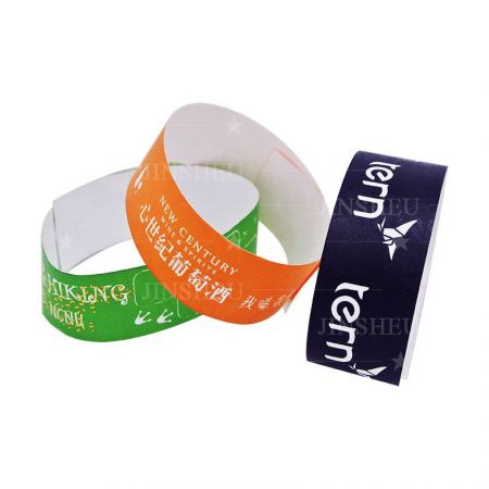 สายรัดข้อมือ Tyvek ที่พิมพ์แล้ว