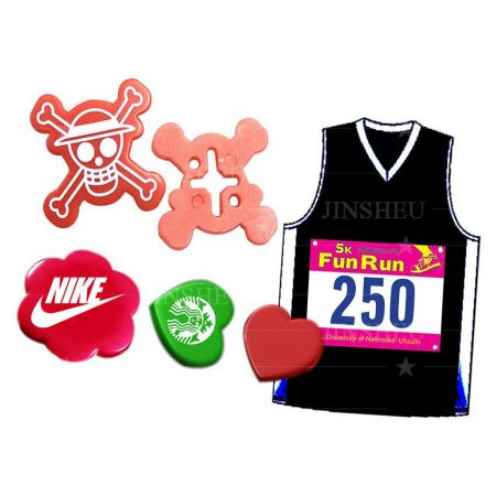Personalized Running Bib Clips - Running Bib Holder