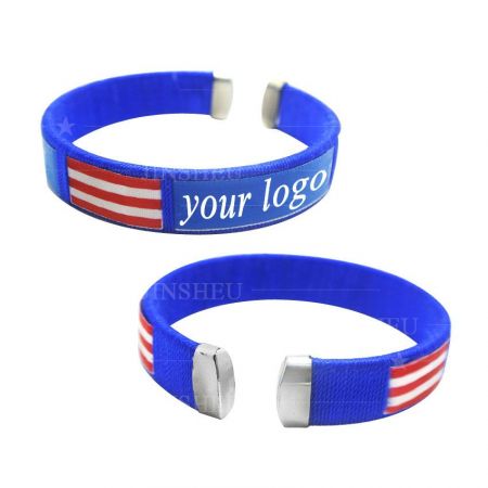 Brazaletes promocionales tejidos - Pulseras de amistad tejidas