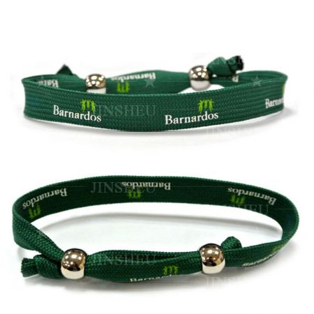 Brazaletes de fiesta - Pulsera de caridad de tela
