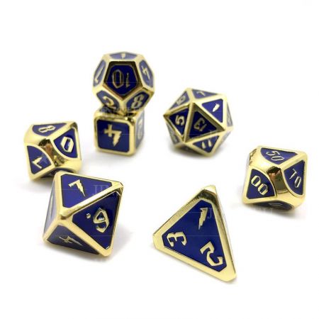 Metall terninger for DND - metall terning sett