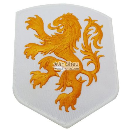 3D KNVB Geborduurde Patch