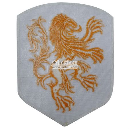patch bordado empilhado