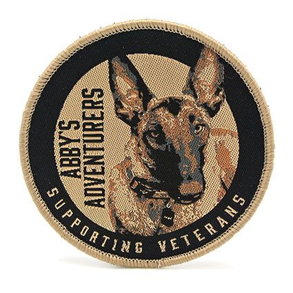 Aangepast geweven veteraan embleem - Aangepast geweven militair embleem