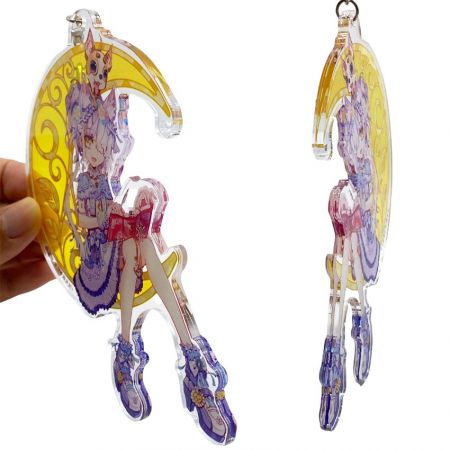 individueller Acryl-Schlüsselanhänger