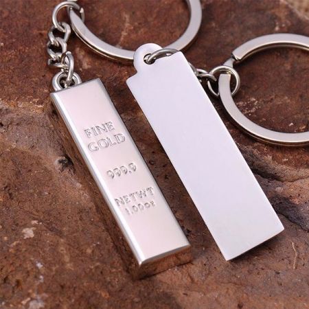 portachiavi bullion in argento