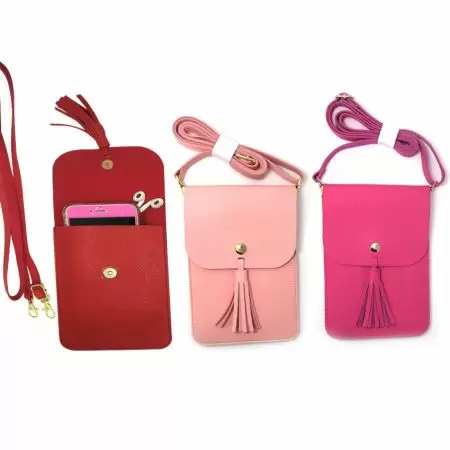 Bolsa Cartera Cruzada para Teléfono Celular - Bolsas de Hombro para Teléfono Celular de Cuero PU