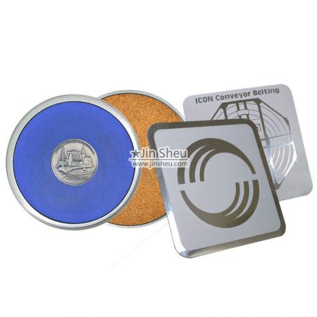 Metalluntersetzer - LOGO-Untersetzer