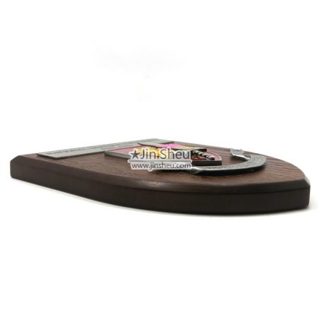 placas deportivas de club de madera personalizadas