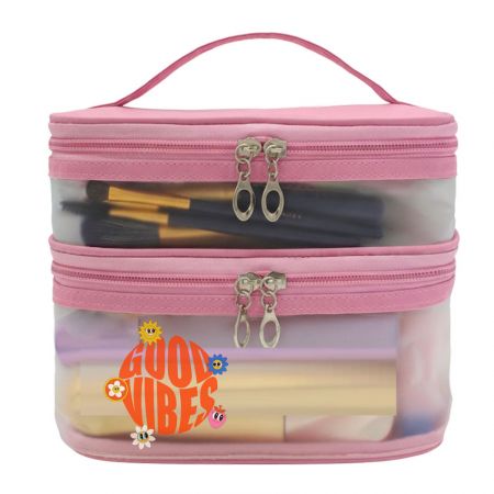 Trousse de toilette transparente