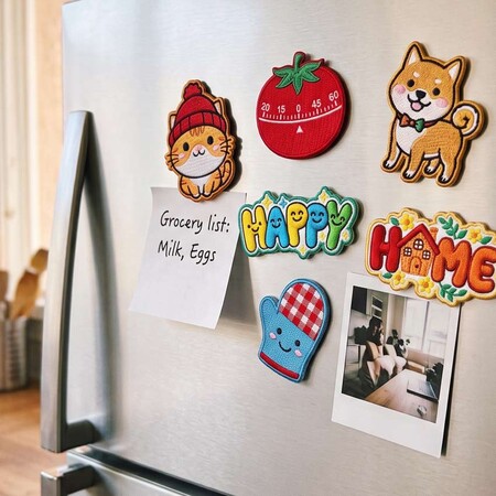 Custom Embroidered Fridge Magnets