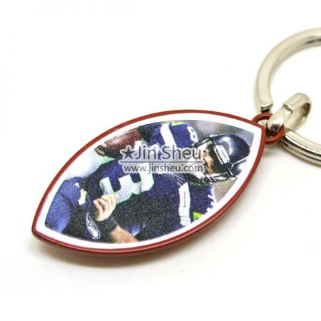 NFL football souvenir keychains