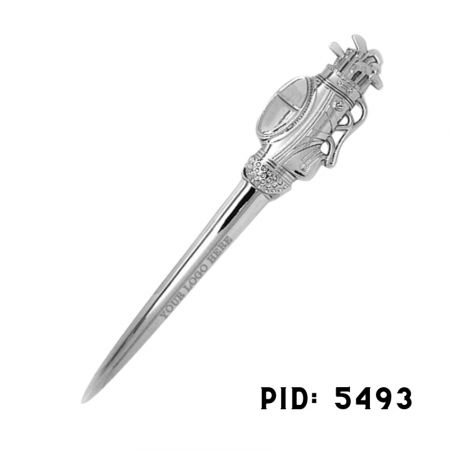 Golf Bag Letter Opener - golf bag motif letter opener