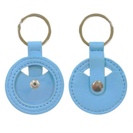Porte-clés en cuir pour pièces de récupération AA - porte-clés en gros en cuir PU vierge pour pièces de récupération