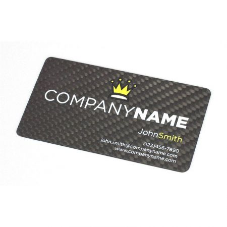 Tarjetas de Visita de Fibra de Carbono Personalizadas