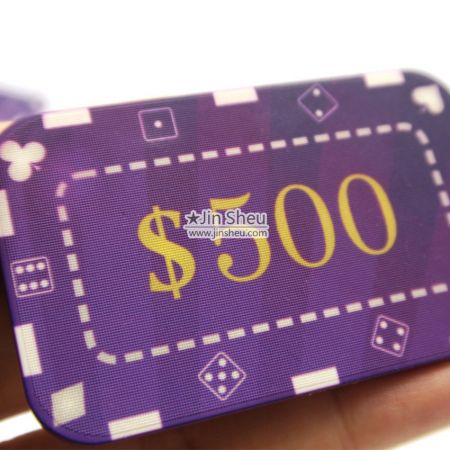 fichas de juego de casino de cerámica personalizada
