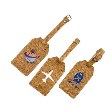 Cork Luggage Tag - Custom travel tags