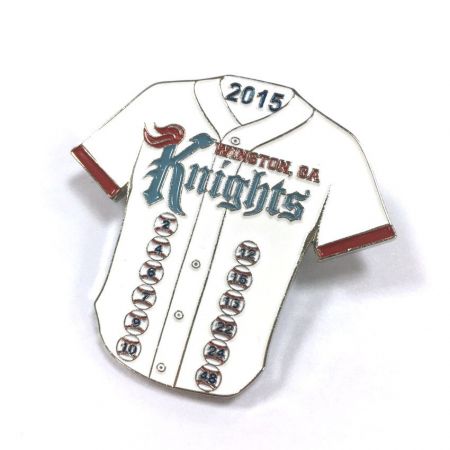 Die Struck Iron Soft Enamel Pins - Baseball trading pin with Die Struck Iron Soft Enamel Pin process
