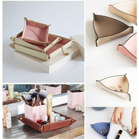 customized leather jewelry dishes