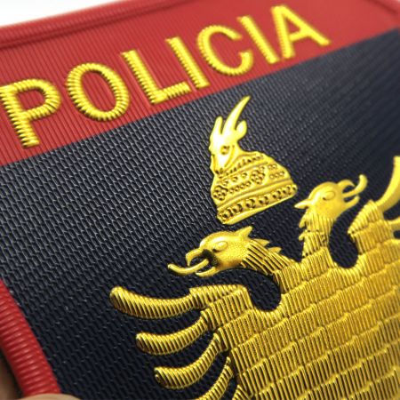 korkealaatuiset poliisin kohokuvioidut TPU-paikat