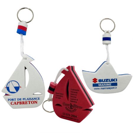 Custom Logo Imprinted EVA Keychains