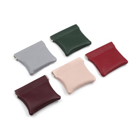 pochettes à pièces en cuir en vrac