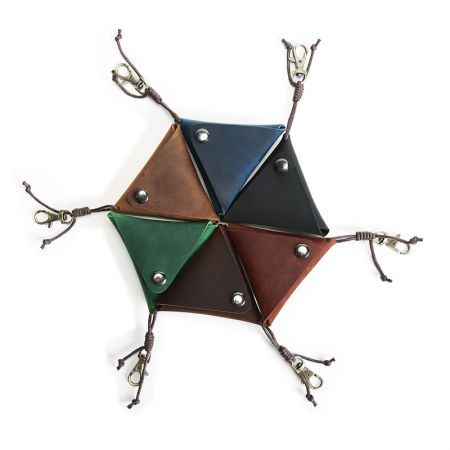 pochette à pièces triangulaire personnalisée en gros