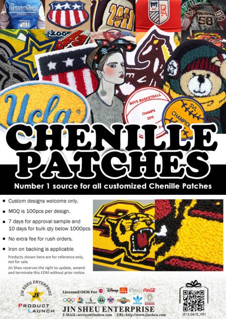 Parches de Chenille / Monograma de Letras Varsity
