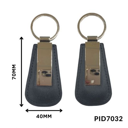 leather car keychain